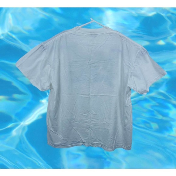 Vintage Santa Barabara California Tourism T-Shirt Fish Single Stitch Mens Sz 2XL - Picture 2 of 5